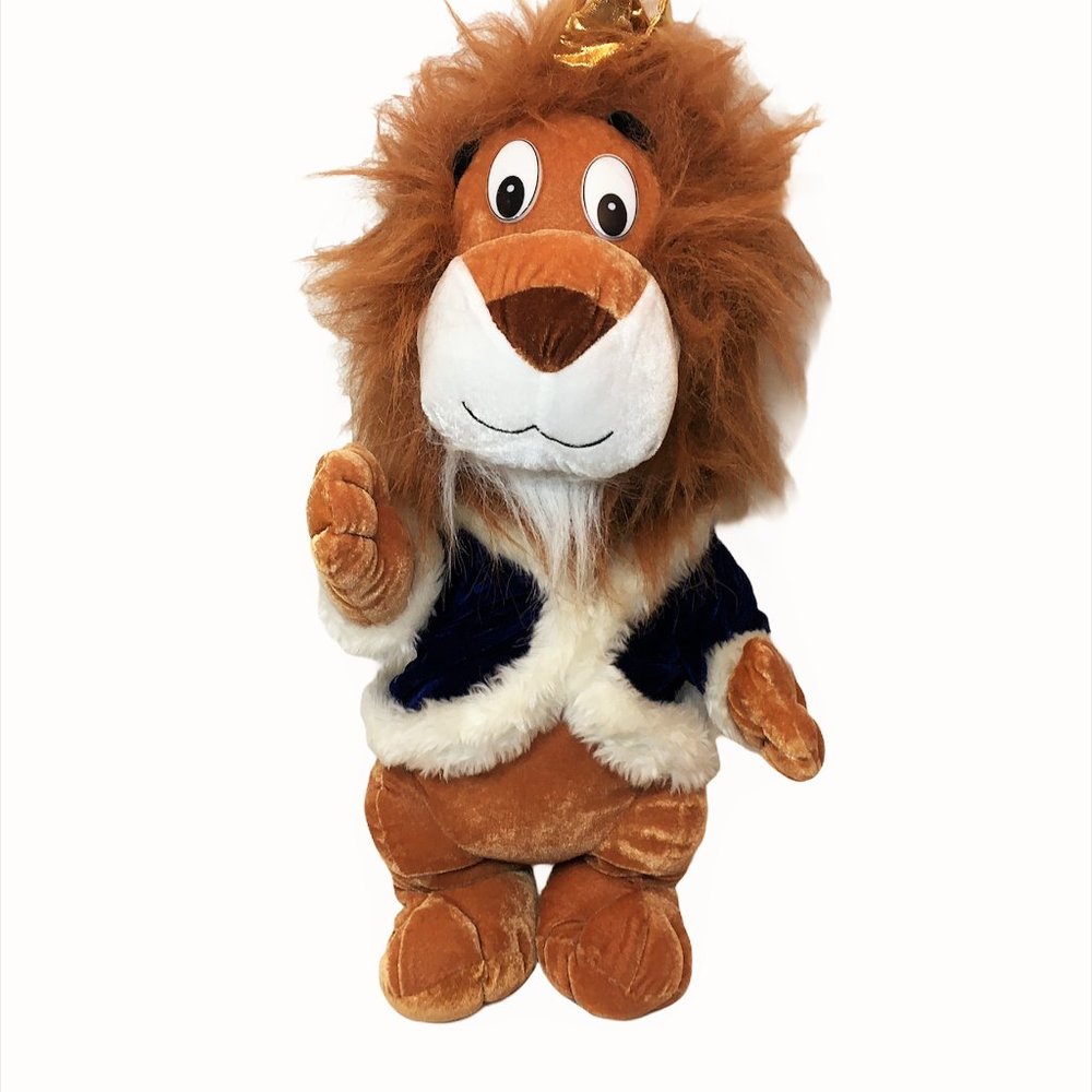 Rare Plush LION King Crown Six Flags 21in. - Picture 9 of 9